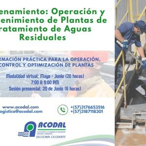 Curso: Operación y Mantenimiento de Plantas de Tratamiento de Aguas Residuales Domésticas